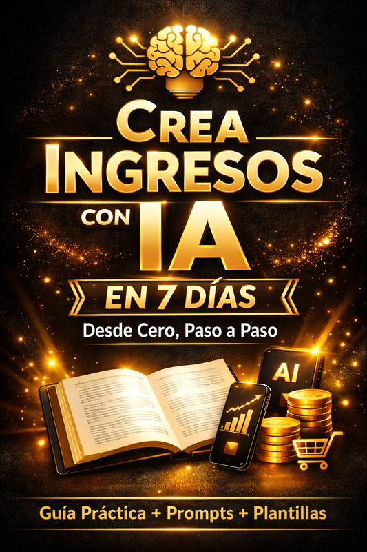 Crea tu Primera Fuente de Ingresos con IA en 7 Días (Desde Cero)